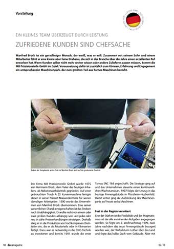 Bericht Decomagazine